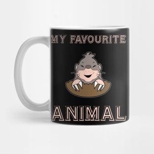 favourite animal mole Mug